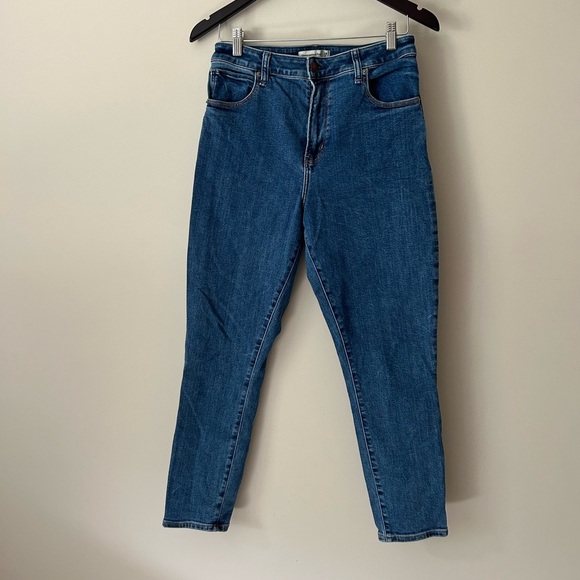 Abercrombie & Fitch Curve Love Super Skinny Ankle High Rise Jeans Size 29/8 - Picture 1 of 9